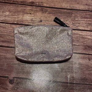 Ipsy Pink Glitter Bag Makeup Cosmetic Pencil Storage Travel